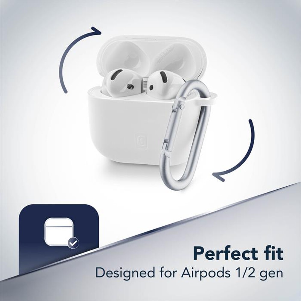 Immagine del prodotto CELLULARLINE - Custodia BOUNCE - AIRPODS 4/4 ANC-White