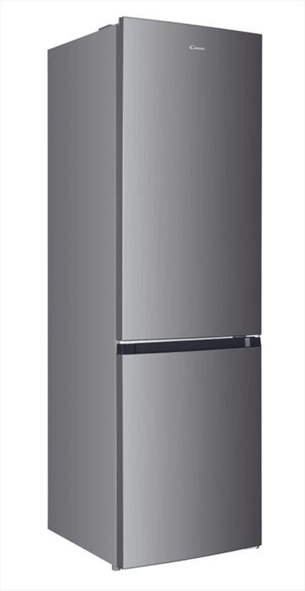 "CANDY - Frigorifero combinato CCH1T518FX Classe F 253 lt-Platino, Stainless steel"