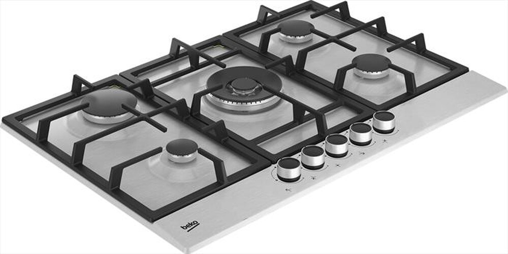 "BEKO - Piano cottura a gas HIAW75225SXE 75 cm-Inox"