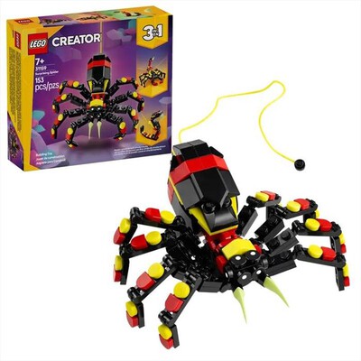 LEGO - CREATOR Animali selvatici: ragno trasformist-31159-Multicolore