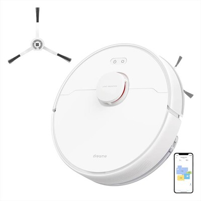 DREAME - Aspirapolvere robot F9 Pro VM Combo + 1 side brush-Bianco