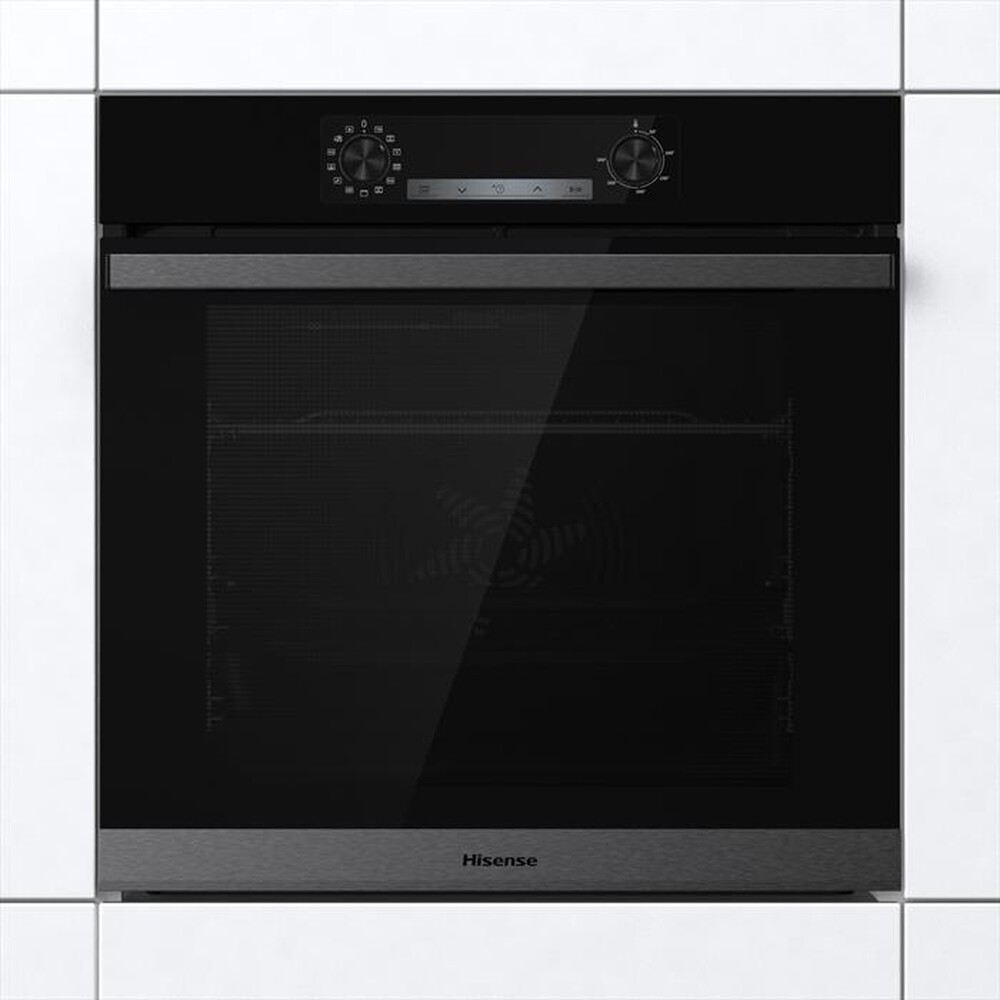 "HISENSE - Forno incasso elettrico BSA65226AB Classe A-Nero con inserti Black Inox"
