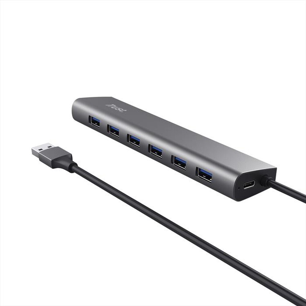 Immagine del prodotto TRUST - HALYX 7 PORT USB HUB-Grey