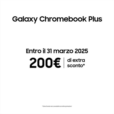 SAMSUNG - CHROMEBOOK PLUS XE550XGA-KC1IT-Silver