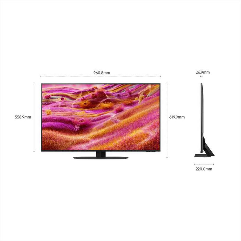 Immagine del prodotto SAMSUNG - Smart TV MINI LED UHD 4K 43" QE43QN90FATXZT-Titan Black