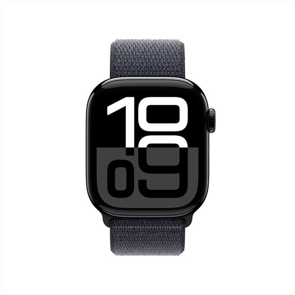 "APPLE - Watch Series 10 GPS 42mm Alluminio-Jet Black - Sport Loop Ink"