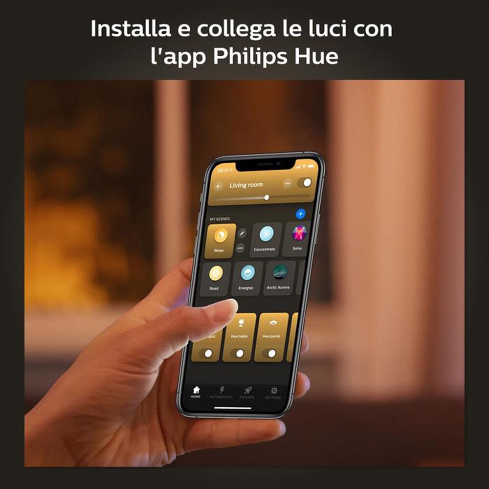 Immagine del prodotto PHILIPS - HUE WHITE 4 X LAMPADINE E27 60W-Bianca