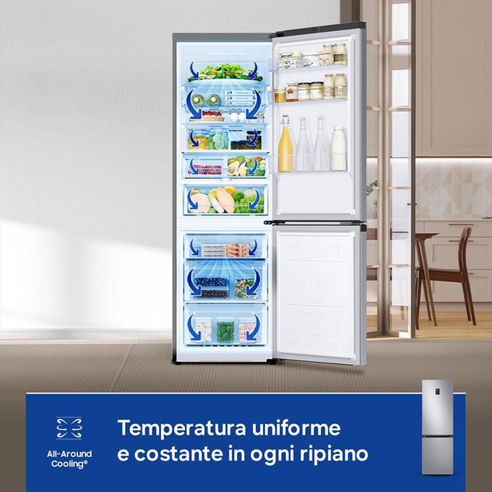 Immagine del prodotto SAMSUNG - Frigorifero combinato RB34C675DSA/EF Classe D-SILVER INOX