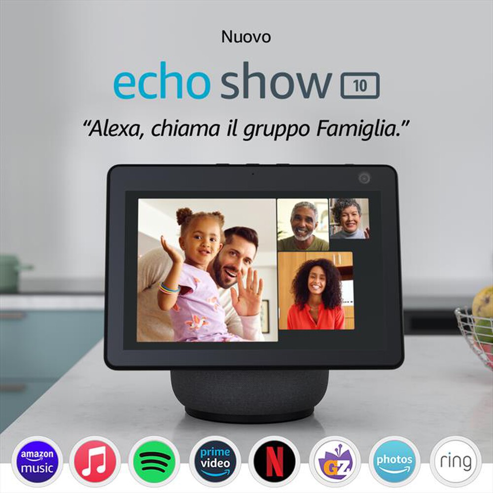 "AMAZON - Speaker ECHO SHOW 10-Nero/Antracite"