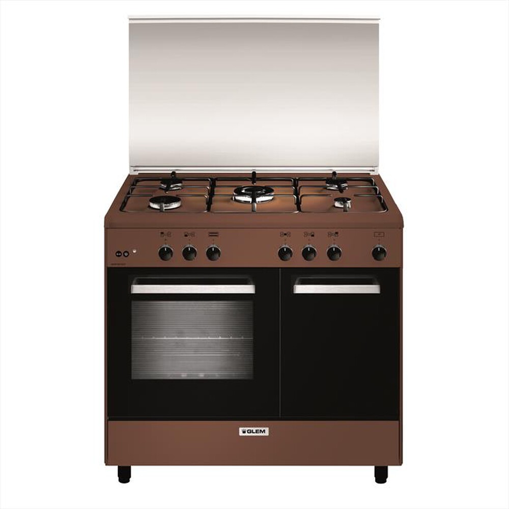 "GLEM GAS - Cucina a gas AR965GC Classe A-Marrone"