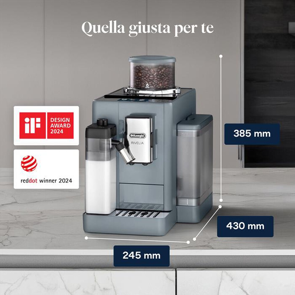 Immagine del prodotto DE LONGHI - Macchina da caff&egrave; automatica RIVELIA EXAM440.55.G-Grigio (pebble grey)