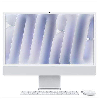 APPLE - iMac Retina 24" 4.5K M4 Core 10 CPU 10 GPU 512GB-Argento