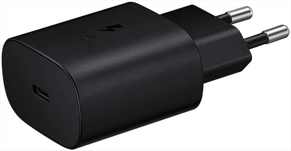 "SAMSUNG - TRAVEL ADAPTER 25W (W/O CABLE)-Nero"