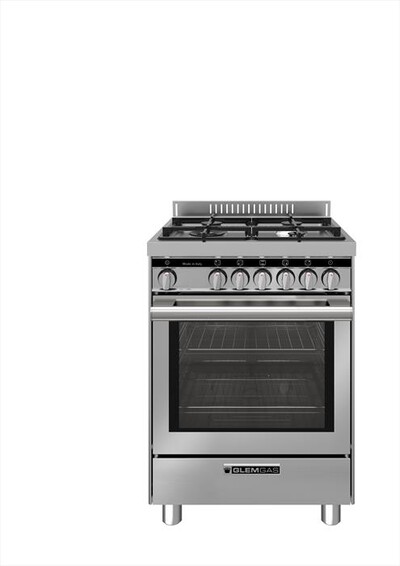 GLEM GAS - Cucina a gas ST664MI Classe A+-Inox