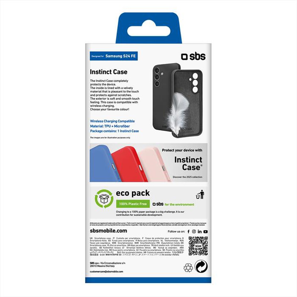 Immagine del prodotto SBS - Cover Instinct Samsung S24 FE TEINSTSAS24FEK-Nero