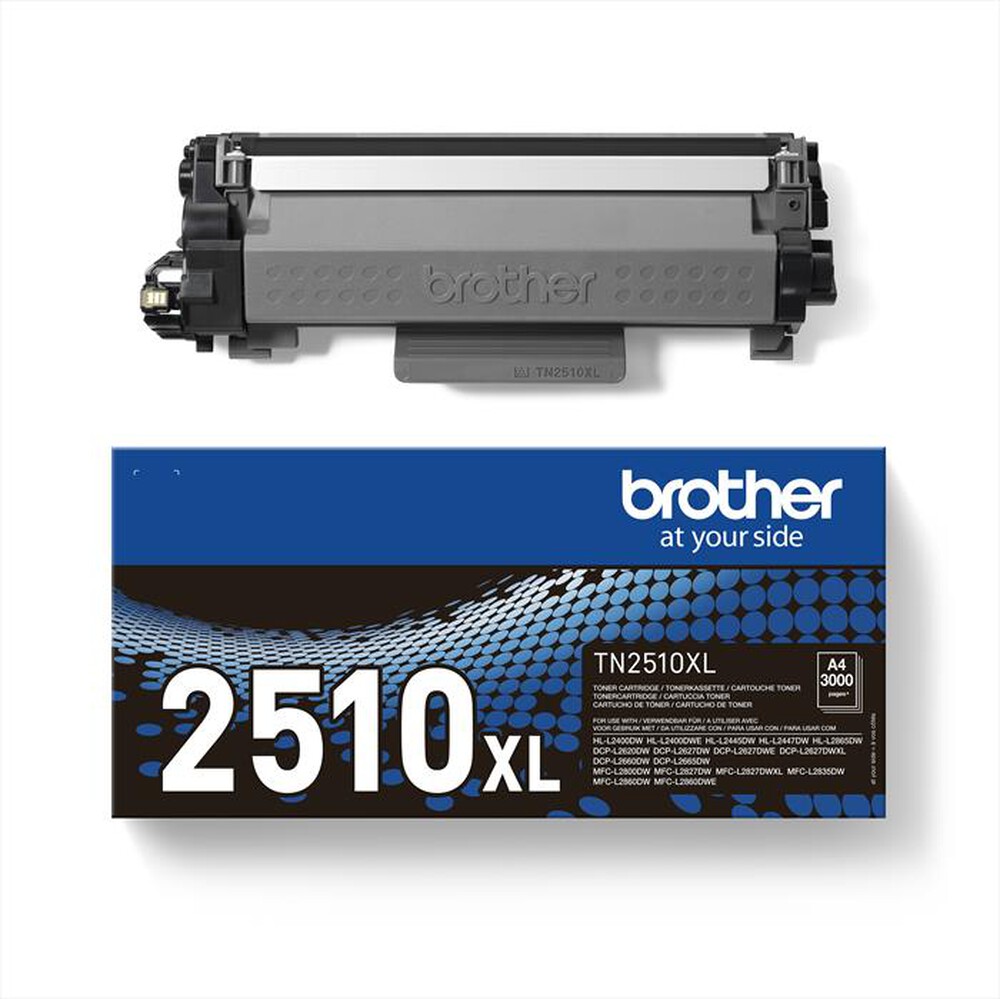 "BROTHER - Toner Nero TN2510XL per stampa laser"
