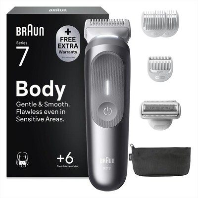 BRAUN - Rasoio BG 7550-GRIGIO