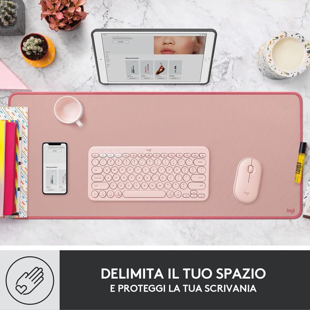 "LOGITECH - Desk Mat-Rosa"