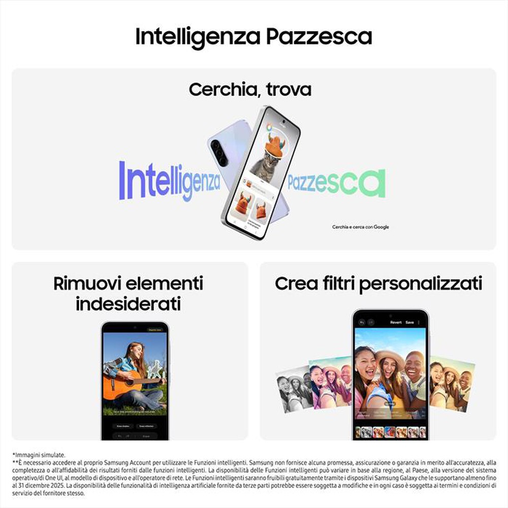 Immagine del prodotto SAMSUNG - Smartphone Galaxy A36 5G 256GB-Awesome White