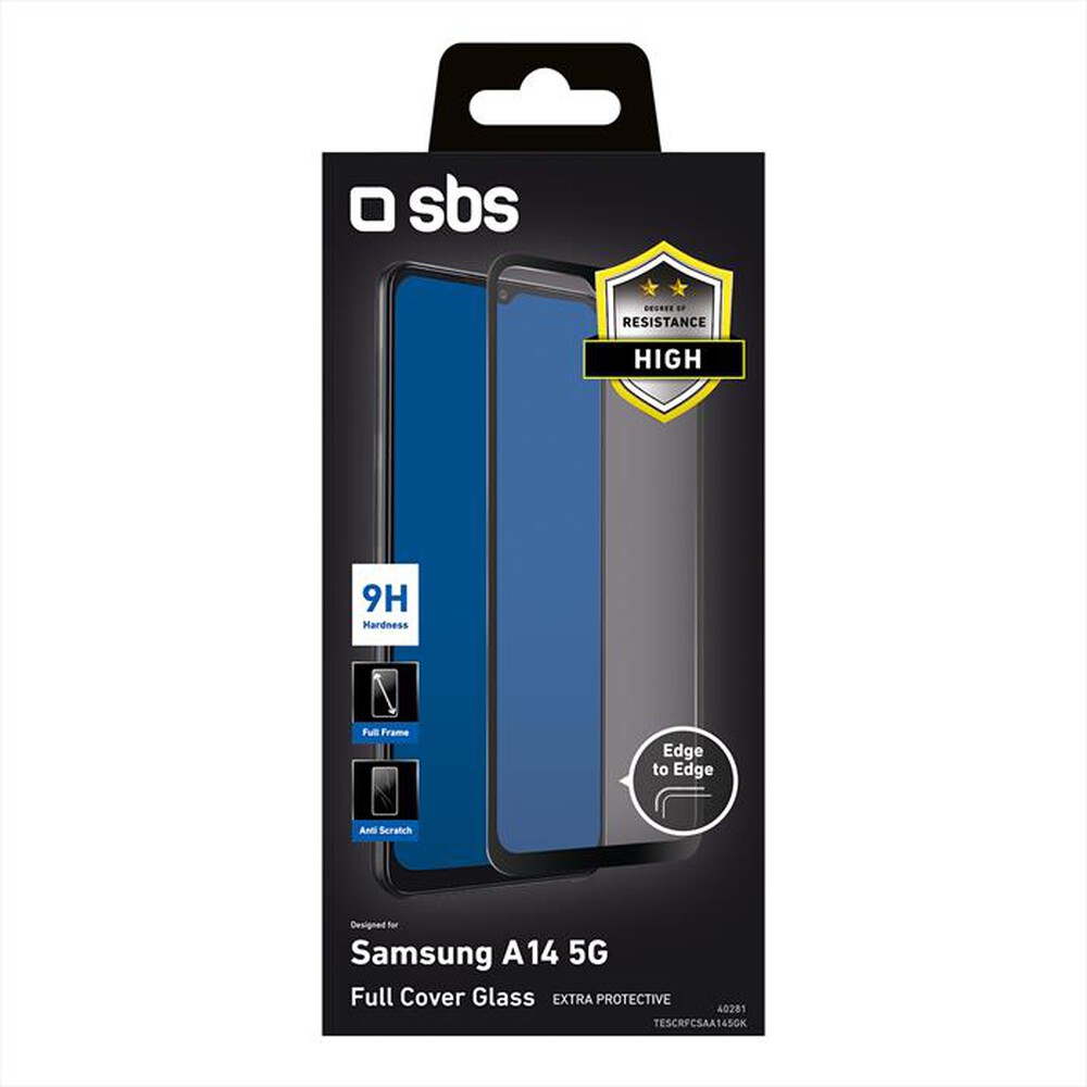 "SBS - Screen protector TESCRFCSAA145GK Samsung A14 5G-Nero"