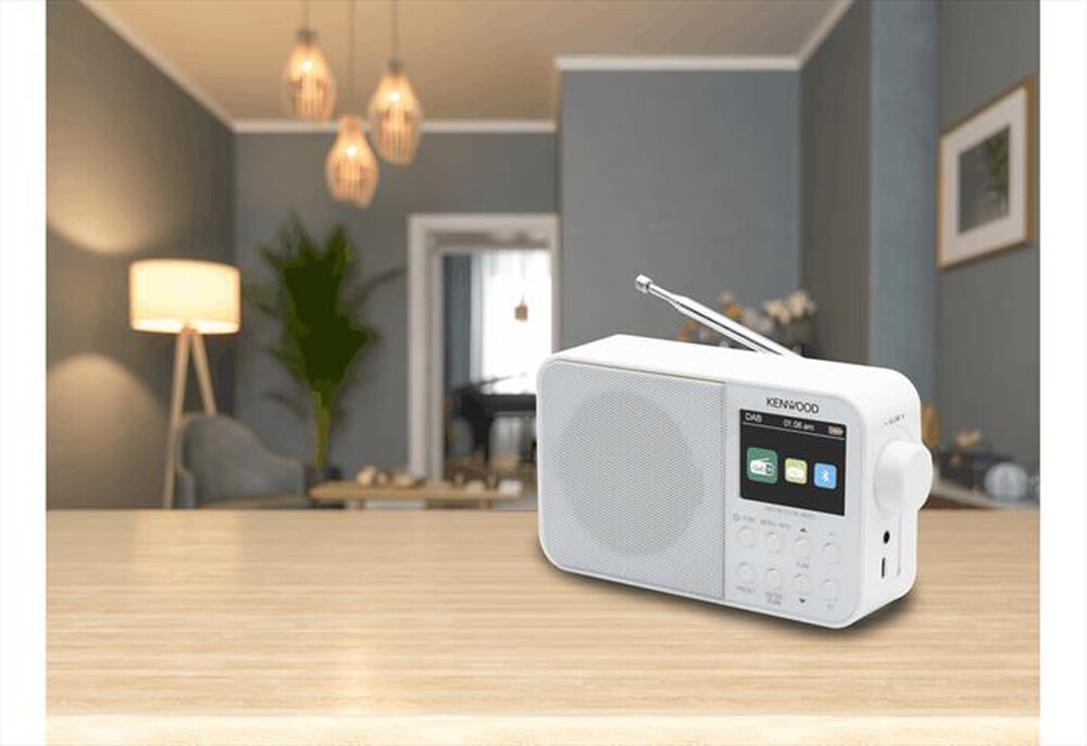 "KENWOOD - Radio sveglia CR-M30DAB-BIANCO"