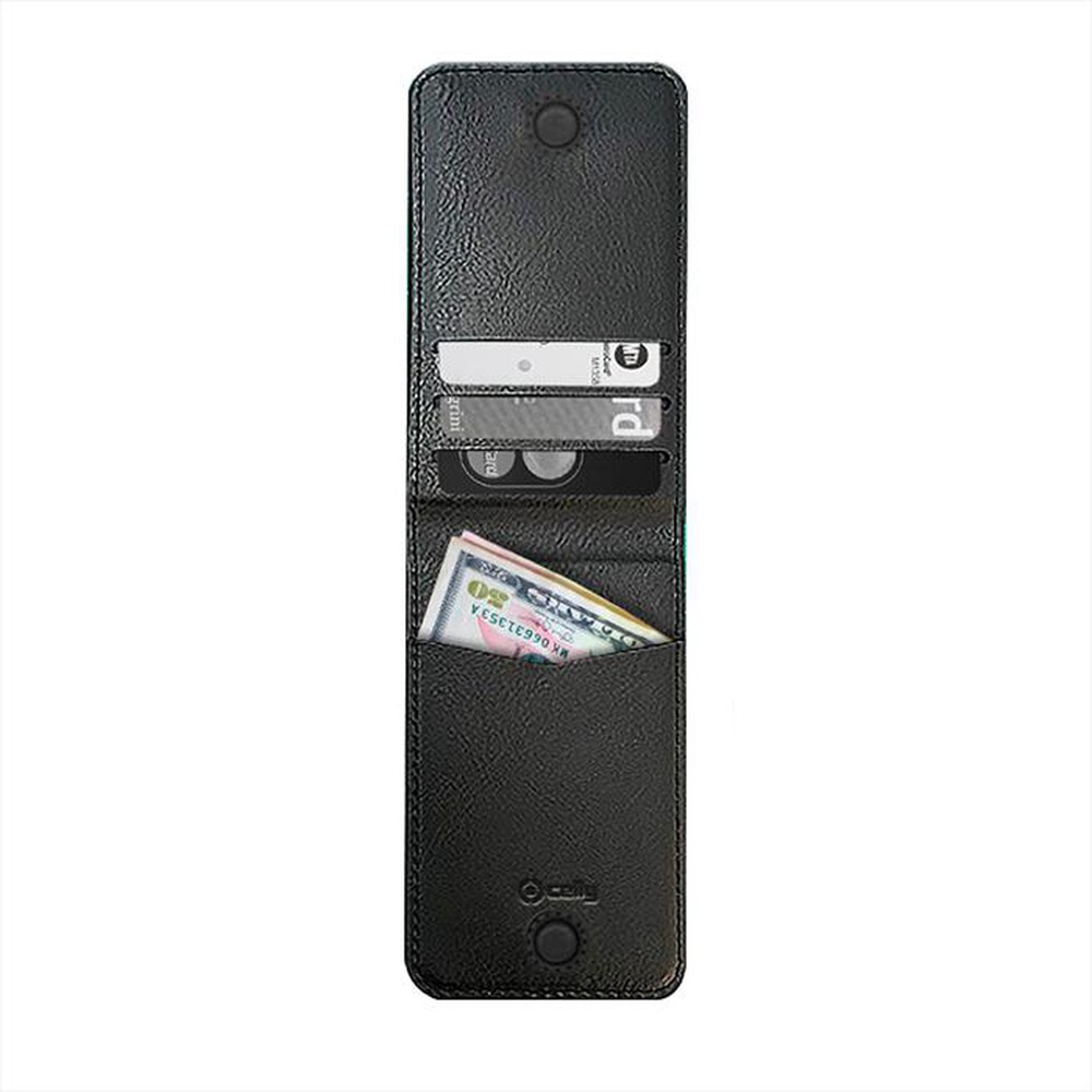 "CELLY - CARDDBK - PORTACARTE MAGNETICO-NERO/SIMILPELLE"