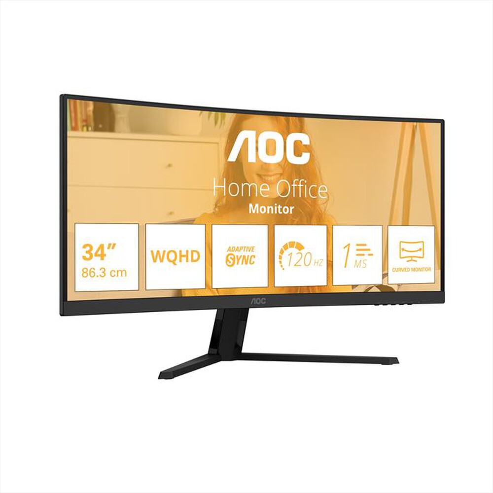 Immagine del prodotto AOC - Monitor LCD 34" CU34B3E-NERO
