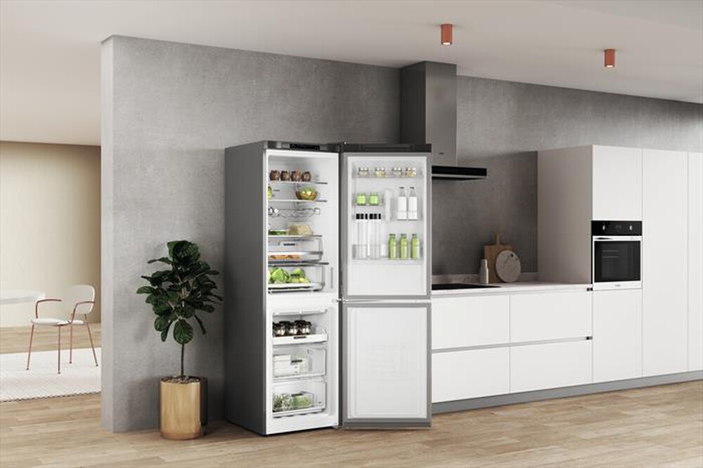 "WHIRLPOOL - Frigorifero Combinato W7X 83A OX Classe D"