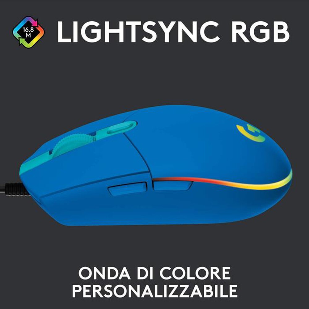 "LOGITECH - G203 LIGHTSYNC-Blu"