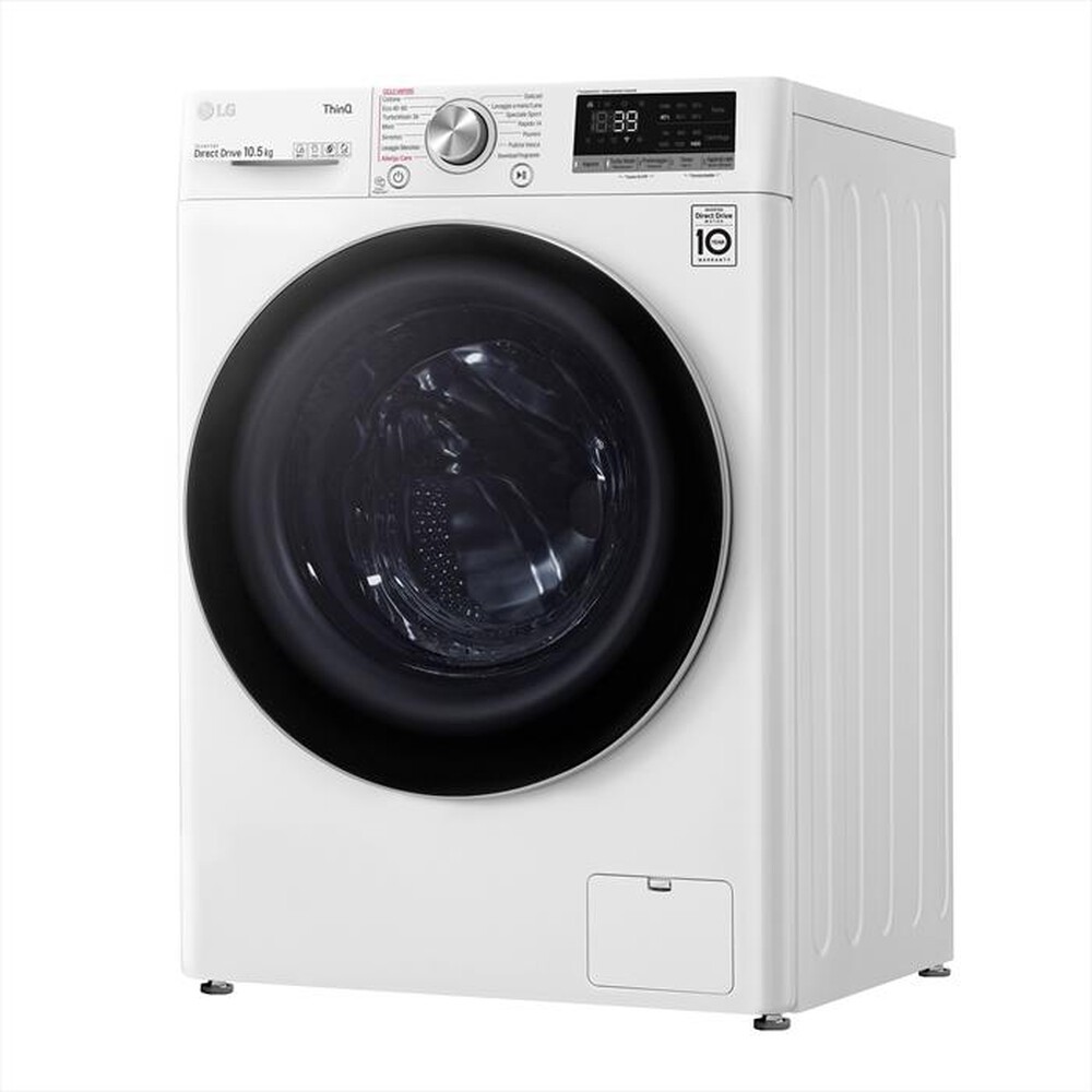 "LG - Lavatrice F4WV710S1E 10,5 Kg Classe A-White"