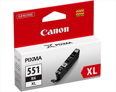 CANON - CLI-551XL BK w/sec-Black
