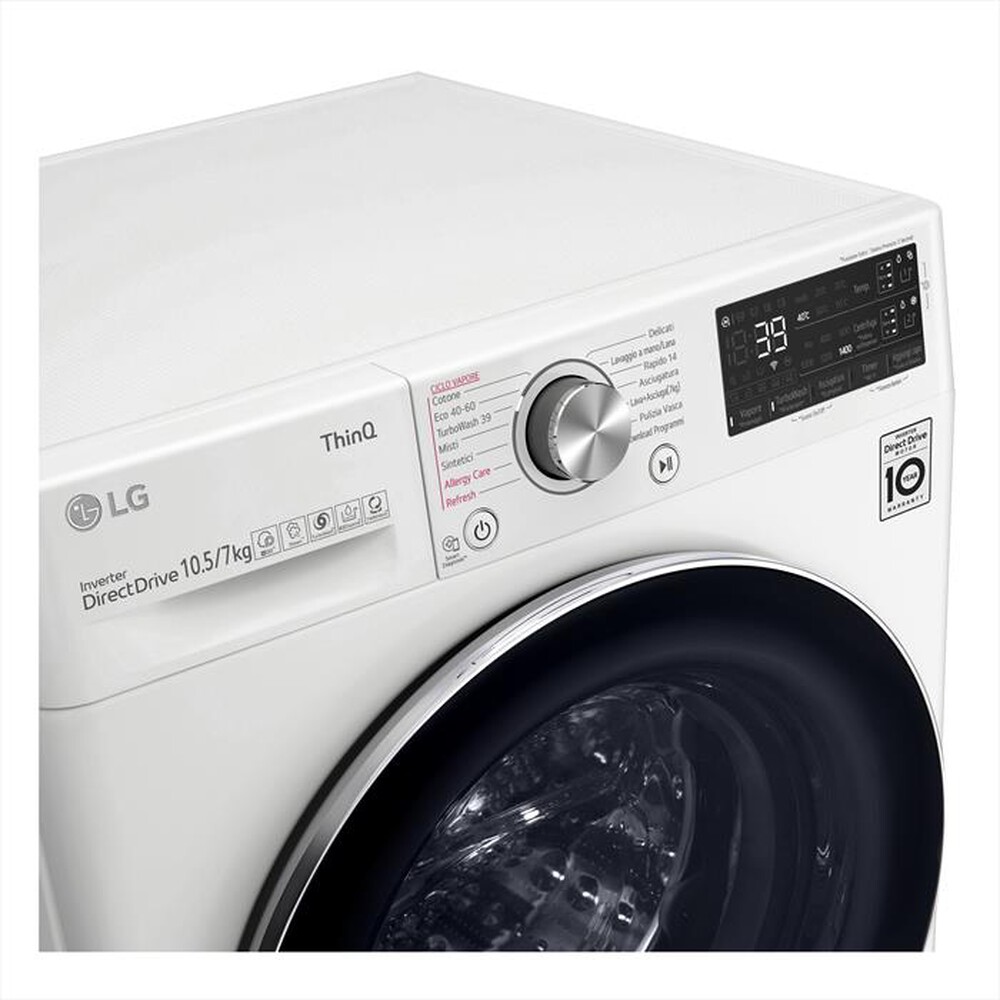 "LG - Lavasciuga F4DV710H2EA 10,5/7 Kg Classe A"