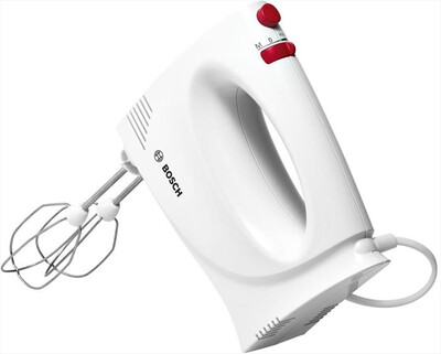 BOSCH - Sbattitore MFQP1000 YourCollection 300 W-Bianco, Rosso