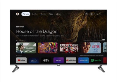 SMART TECH - Smart TV LED UHD 4K 50" 50QG03H-METAL GREY