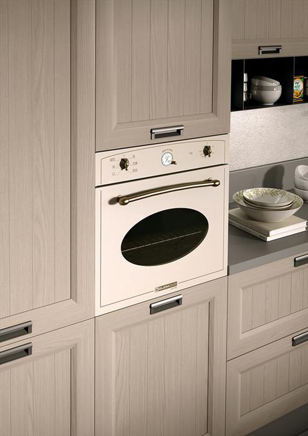"GLEM GAS - Forno incasso elettrico GFT64SA-S3 Classe A-SABBIA"