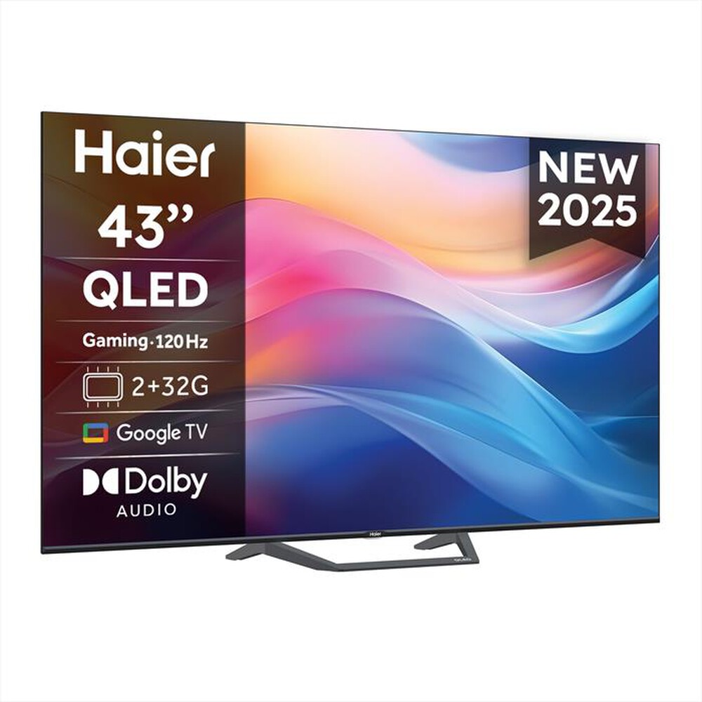 Immagine del prodotto HAIER - Smart TV QLED UHD 4K 43" H43S80FUX-Nero