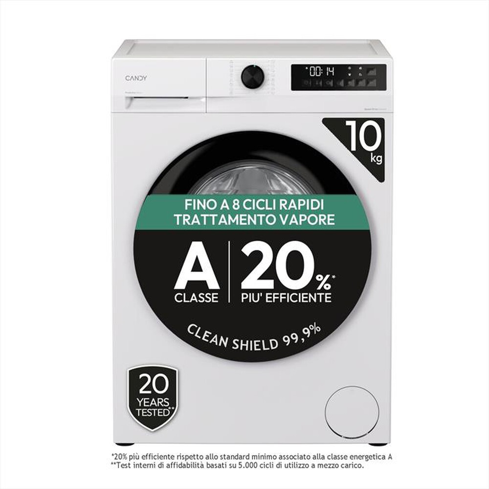 CANDY - Lavatrice GD 410B8-S 10 Kg Classe A-Bianco
