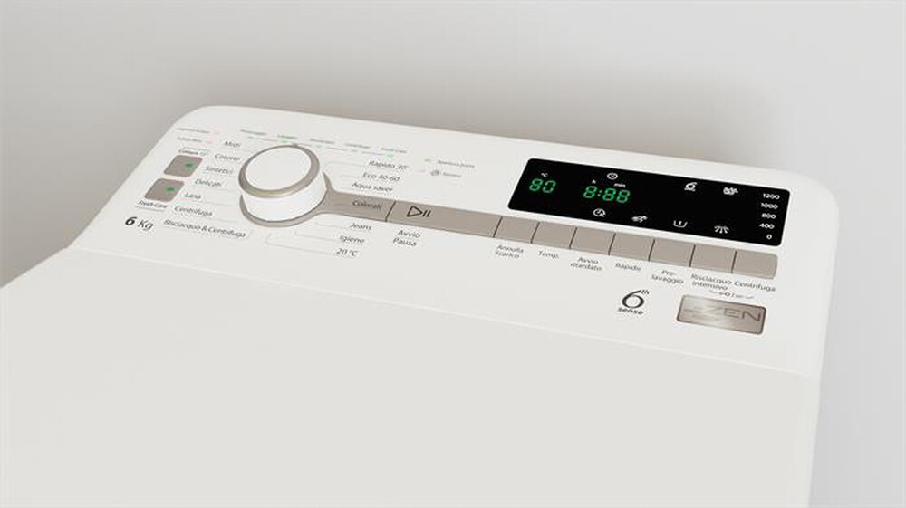 "WHIRLPOOL - Lavatrice ZEN TDLR 6242BS IT/N 6 Kg Classe C"