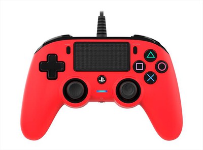 NACON - NACON PS4 PAD RED WIRED-Rosso