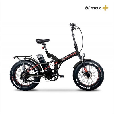 ARGENTO - EBIKE EBIKE BIMAX+ RED-Nero/Rossa