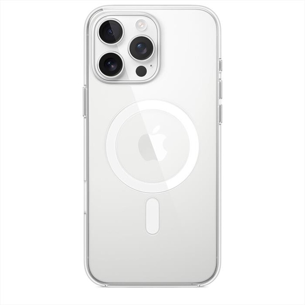APPLE - Custodia MagSafe trasparente per iPhone 16 Pro Max-Trasparente