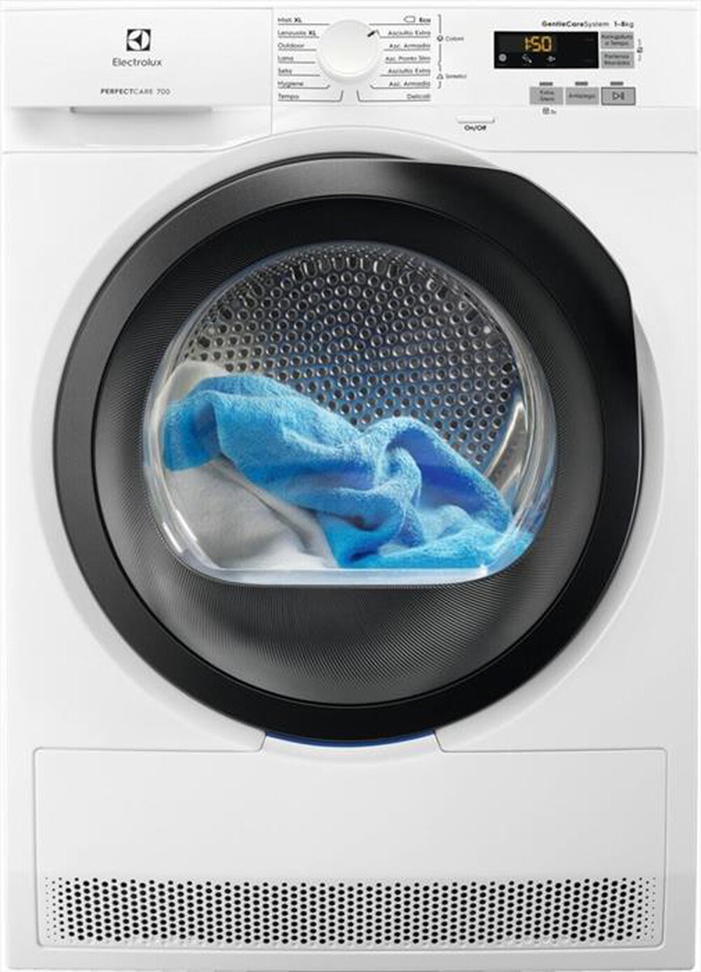 Immagine del prodotto ELECTROLUX - Asciugatrice EW7H583B 8Kg Classe C-Bianco/obl&ograve; nero