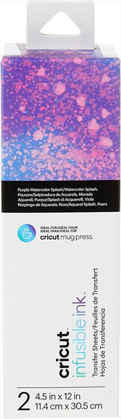 CRICUT - INFUSIBLE INK 2 FOGLI-Watercolor splash
