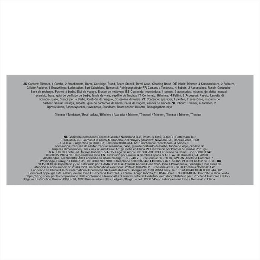 Immagine del prodotto BRAUN - Regolabarba BT9420-NERO/GRIGIO