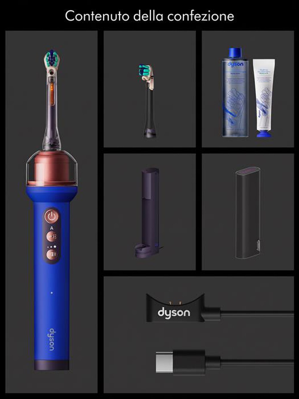 Immagine del prodotto DYSON - CAMERAJET Spazzolino elettrico e idropulsore-Ceramic Ultra Blue