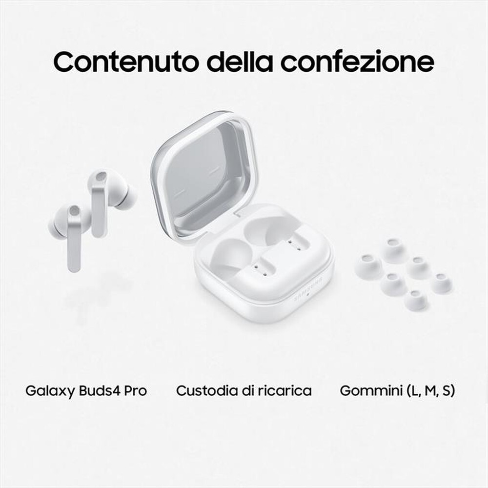 Immagine del prodotto SAMSUNG - Auricolare Bluetooth Galaxy Buds4 Pro-White