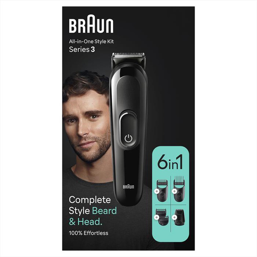Immagine del prodotto BRAUN - Regolabarba MGK3410-NERO