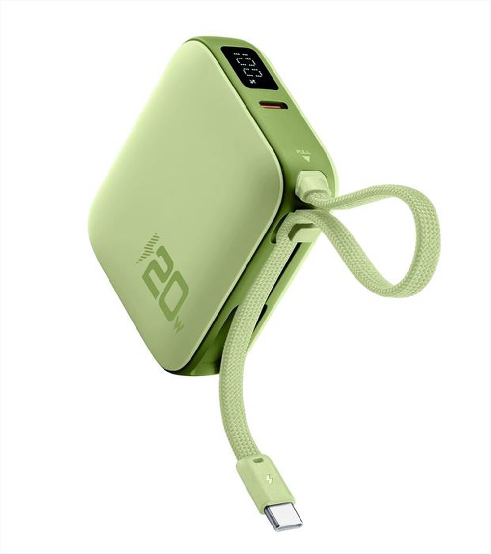 Immagine del prodotto CELLULARLINE - Power bank POCKET 10000 MAH 20W PORTA USB-C-Verde