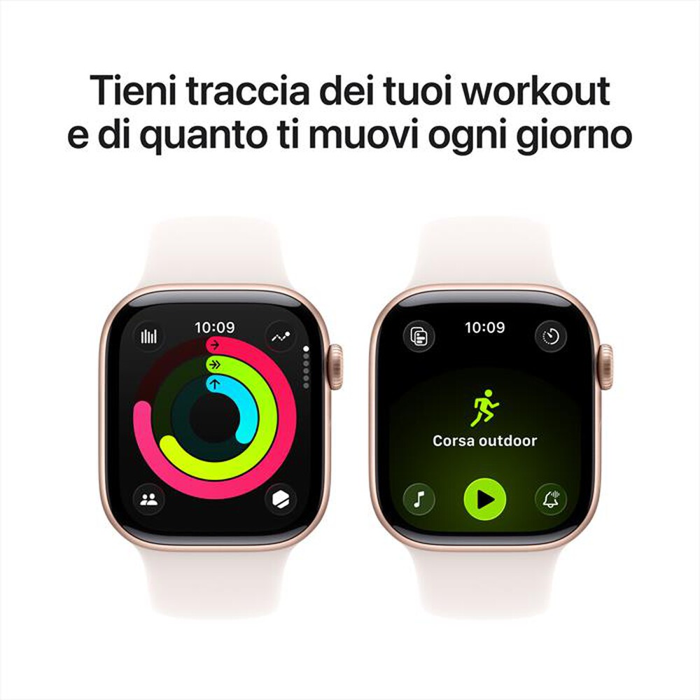 Immagine del prodotto APPLE - Watch Series 11 GPS 42mm Alluminio-Oro Rosa - Band Rosa Fard M/L