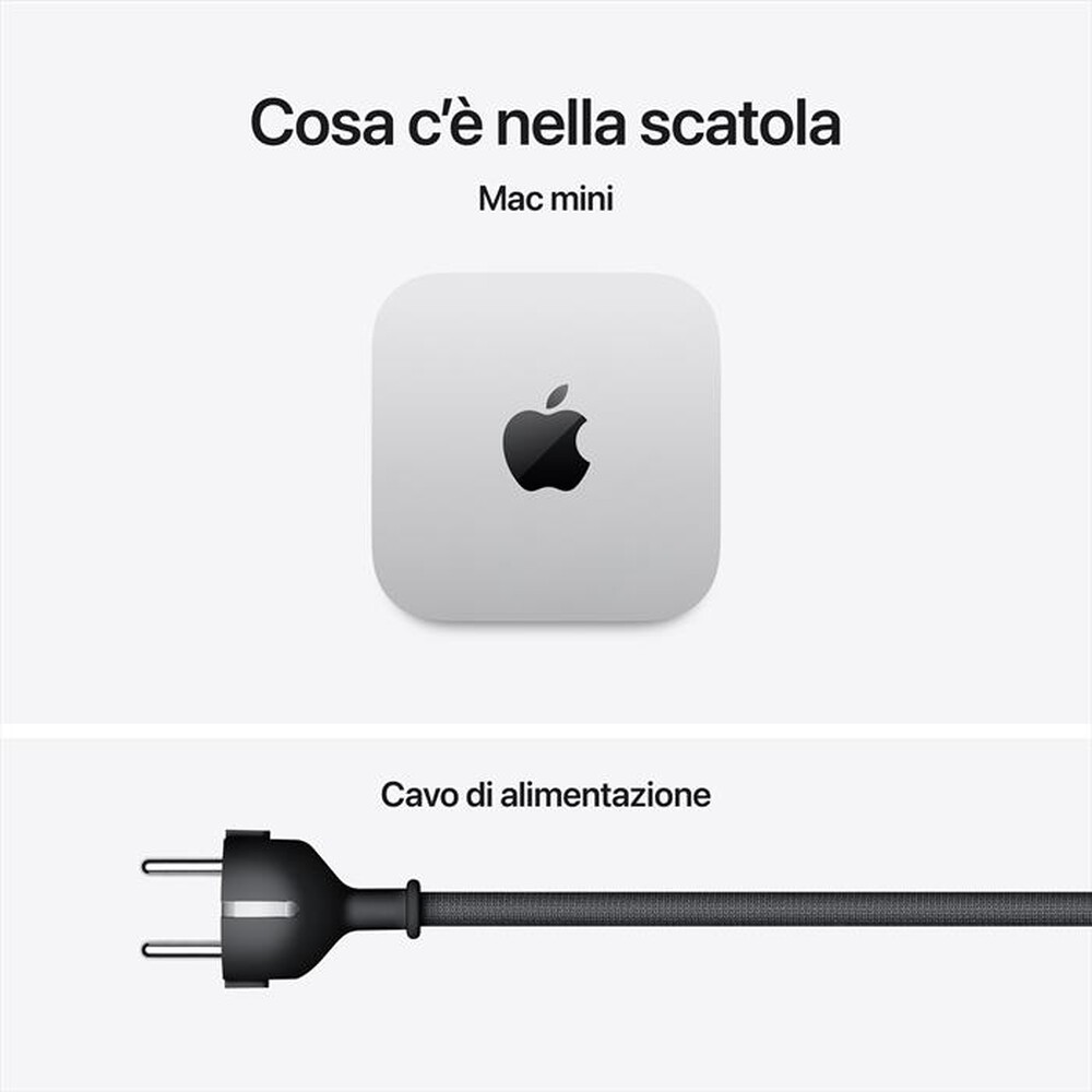 Immagine del prodotto APPLE - Mac Mini M6 Core 12 CPU 12 GPU 16GB 256GB-Argento